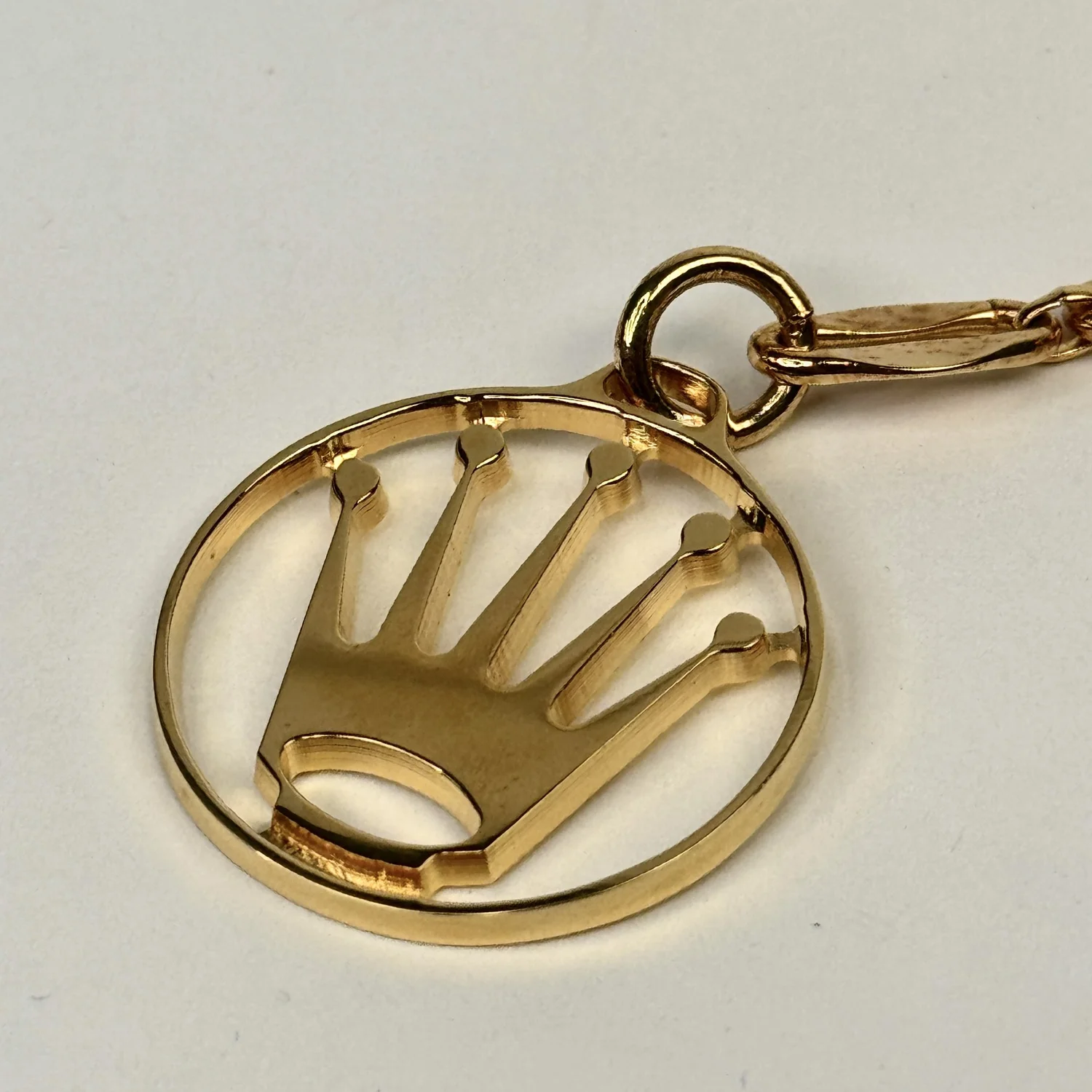Rolex Gold Logo Keychain with Green Presentation Box – Vintage